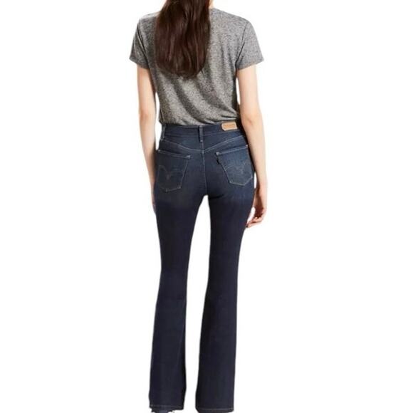 Levi's 515 Jeans Nouveau Boot Cut Stretch Petite Womens Size 14 - Picture 6 of 11